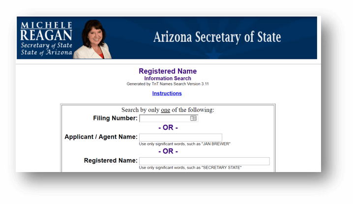 Research Your Massage Business Name on your Secretary of state's Website