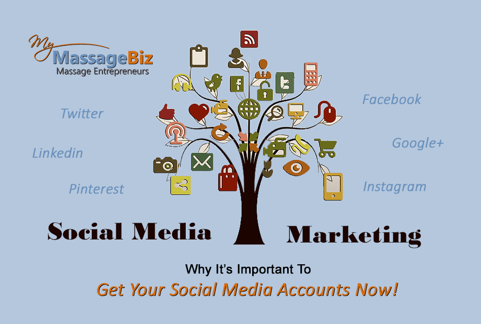 Set Up Your Massage Social Media Accounts