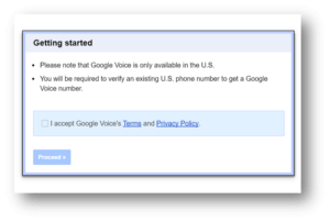 Google Voice Getting Started